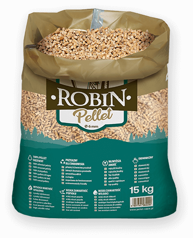 worek pelletu opałowego Robin do kupienia w Kartuzach lub sklepie internetowym
